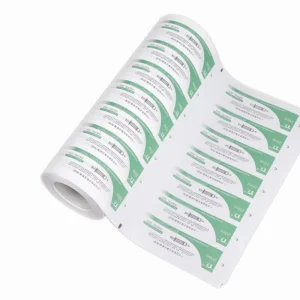 Medical Grade Grid Lacquer Coated Shrink Label Paper Roll Dialysis Paper Hospital Instrument Packing Sterile Waterproof EO Gas