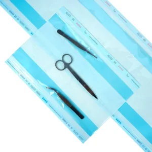 Medical Grade High Temperature Certified Disposable Heat Sealed Paper CPP PET Film Gusseted Sterilization Roll Packaging