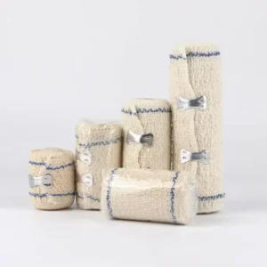 Medical Grade Latex Free Elastic Cotton Crepe Bandage Roll for Sprain Joint Support and Wound Dressing