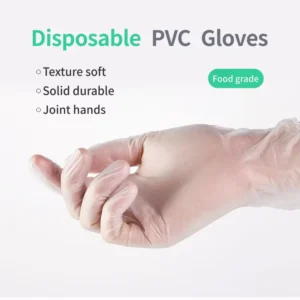 Medical Grade Plastic Disposable Powder Free Nitrile Gloves for Sensitive Skin Care