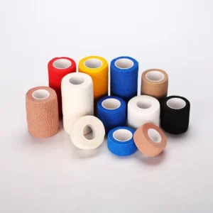 Medical Grade Self Adhesive Cohesive Bandage Wrap for Vets Dogs Horses Elastic Non woven Bandage Breathable Cohesive Bandage