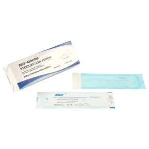 Medical Grade Self Sealing Sterilization Bag Disposable Dental Pouch Reinforced PE Film Steam Sterilizer CE Certified