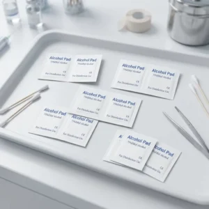Medical Grade Sterile Alcohol Pads Pre operative Skin Disinfection for Clinics & Aesthetic Treatments