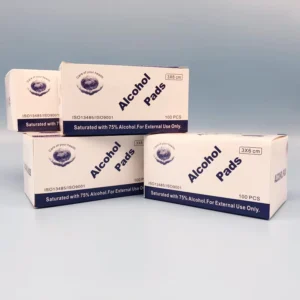 Medical Grade Sterile Non Woven Alcohol Swabs 75% Isopropyl 3*6cm Prep Pads for Adults