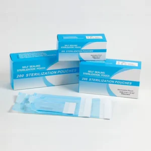 Medical Grade Sterilization Paper Bags EO & Steam Autoclave Compatible Disinfection Pouches for Dental Clinic Nail Salon