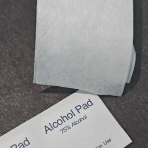 Medical Grade Strong Water Absorption Spunlace Non Woven Fabric Breathable Polyester Viscose for Alcohol Pads Plain Cross
