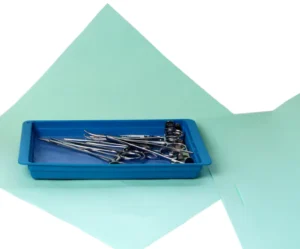 Medical Grade Surgical Sterilization Crepe Paper Green Blue for Wrapping
