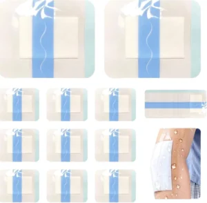 Medical Grade Transparent Dressing Self Adhesive Waterproof PU Film Wound Dressing with Pad Private Label OEM Manufacturer