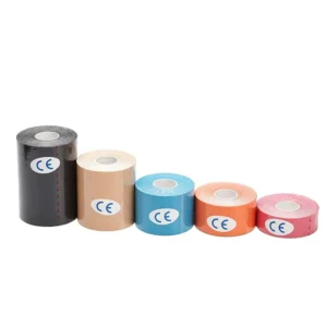 Medical Grade Waterproof Cotton Elastic Sports Tape OEM Accepted Athletic Kinesiology Compression Tape