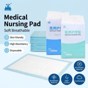 Medical-Grade Woven Adult Incontinence Under-pads Disposable Leak-Proof Nursing Mats for Hospital & Home Dignity Care 60*90cm