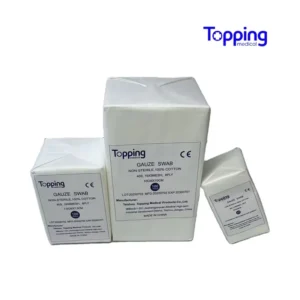 Medical High Absorbent 100% Cotton non sterile cotton swabs Degreasing Wound Dressing for Hospital and Nursing