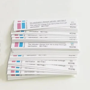 Medical High Temperature Sterilization Indicator Strip Label Card
