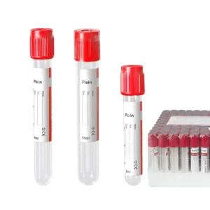 Medical Hospital Glass PET Material Disposable for Test Tube 1-10ml No Additive Vacuum Blood Collection Tube Plain