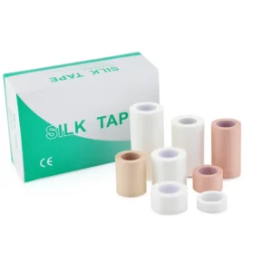 Medical Hospital Surgical Use Wound Care Multiple Sizes 1.25cm 2.5cm 5cm 7.5cm 10cm Breathable Disposable Adhesive Silk Tape