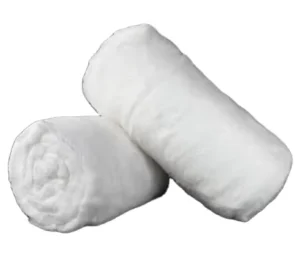 Medical Hygiene Absorbent Cotton Gauze Roll Veterinary with Soft Cotton Wool for Comfort