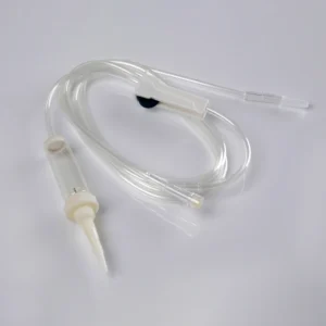 Medical IV Administration Set Disposable IV Giving Infusion Fluid Drip Set with Flow Regulator