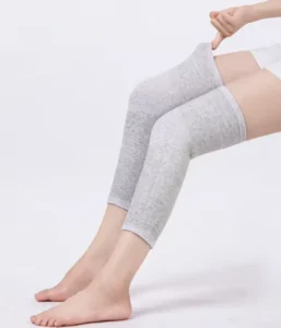 Medical Knitted Bamboo Charcoal Leg Support Elastic Adjustable Sports Protection Brace Bandage Stabilizer Comfortable Knee Pads