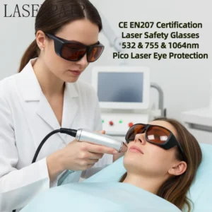 Medical Laser Glasses KTP Pico YAG Laser Safety Goggles for 532nm 755nm 808nm 1064nm Laser Eye Protection