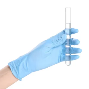 Medical Manufacturers Coated Blue Disposable Black Nitrile Gloves Powder Free