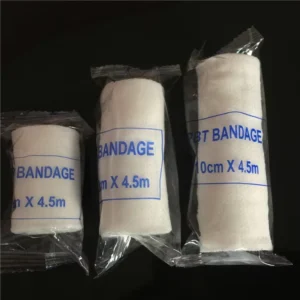 Medical Material PBT Bandage Elastic Conformable Bandage and Custom Printed Nursing Emergency Care Stretched Gauze Bandage