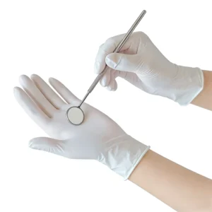 Medical Nitrile Examination Gloves Factory Powder free Latex free White Disposable Non sterile Large Nitrile Gloves for Dentist