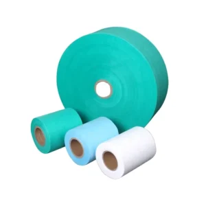 Medical Non Woven PP Fabric Roll White Blue Pink Green Yellow Black PP Nonwoven for Raw Material