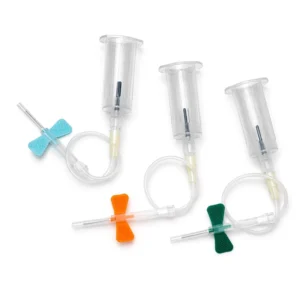Medical OEM Butterfly Needle Sterile Disposable Safety Needle Safety Lok Blood Collection Needle