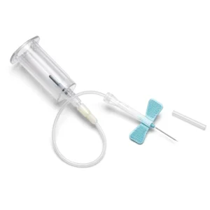 Medical OEM Sterile Blood Collection Needle Safety Blood Collection Needle with Pre attached Holder for Lab