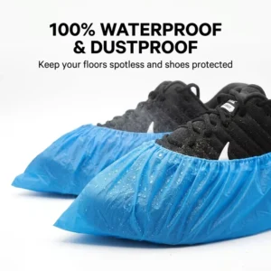 Medical & PPE Consumables Protective Waterproof Disposable Plastic CPE Overshoes Shoe Cover Protective Footwear