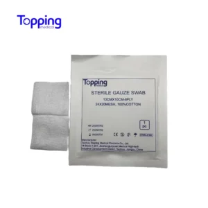 Medical Products High Absorbent 100% Cotton Gauze Pads Wound Dressing for Hospital and Nursing