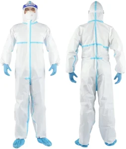 Medical Protection Coverall Clothing Suit with Shoe Disposable Protection PPE Coverall