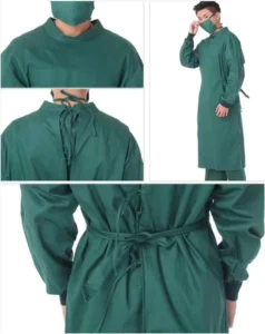 Medical Protective Gown Reusable Washable for Hospital Wards and Patient Care Settings