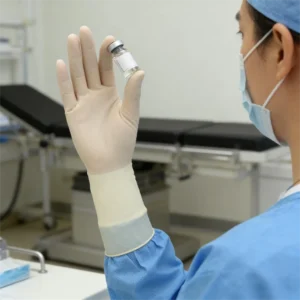 Medical Safety Examination Cleaning Beauty Salon Powdered Anti Oil Non slip Full Texture Disposable Latex Gloves