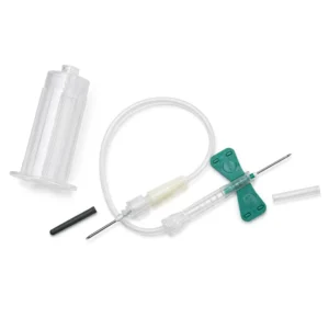 Medical Safety Lock Needle Sterile Butterfly Needle Blood Collection Needle with Pre attached Holder