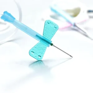 Medical Scalp Vein 21G Green Butterfly Syringe Blood Collection Needles Infusion Set System With Luer Lock