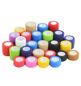 Medical Self Adhesive Non Woven Elastic Bandage Cohesive Bandage With Colored