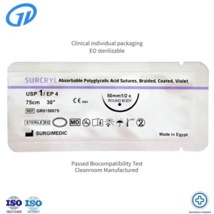 Medical Single Foil Sachet Pouch ISO Certified UDI Code Print Light Barrier EO Sterilizable Mini Surgical Consumables Bag