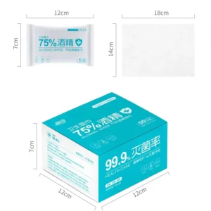 Medical Skin Care Wipes 99.9% Alcohol Cotton Pads Large Size Portable Disposable Sterilization and Disinfection Wipes