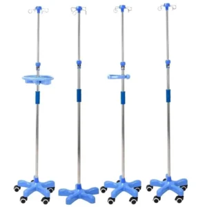 Medical Stainless Steel Adjustable Portable IV Bag Infusion Pump Stand Parts