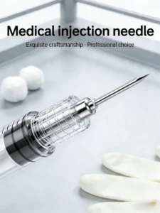 Medical Stainless Steel Hypodermic Needle Injection Gauge 30G 25G 22G Disposable Sterile Tip