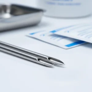 Medical Stainless Steel Hypodermic Needle Injection Gauge 30G 25G 22G Stainless Steel Needle Disposable Sterile Tip