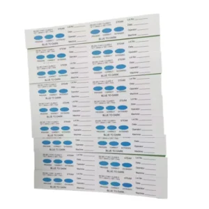 Medical Steam Sterilization Indicator Card Medical Consumables Factory Customization of Good Quality Class 5 Blue