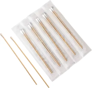 Medical Sterile Cotton Swab With Wooden Stick or Plastic Stick Cotton Applicator