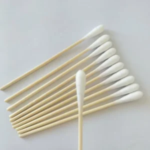 Medical Sterile Cotton Swabs Double Headed Disposable Cotton Tips for Wound Care and Laboratory