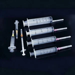 Medical Sterile Disposable Plastic Luer Lock Luer Slip Syringe Hypodermic Injection Syringe with Needles 1ml 5ml 10ml 20ml Vet