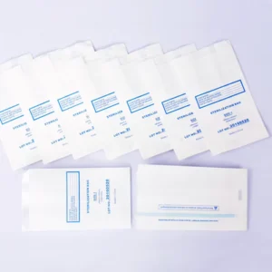 Medical Sterile Packaging Surgical Sterilization Gusseted Medical Grade Paper Bags Steam Sterilized White