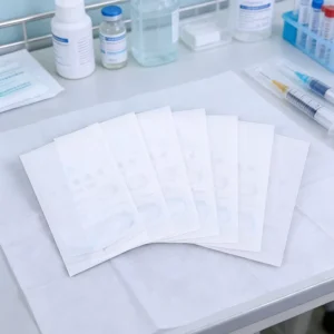 Medical Sterile Paper Plastic Packaging Pouch Self Adhesive Seal for Syringe Infusion Set and Small Medical Tools
