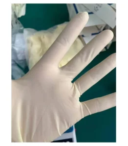 Medical Sterile Powdered Powder Free Pure Latex Gloves for Healthcare Dental and Aerospace Industry Use