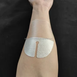 Medical Sterile Transparent Polyurethane Film Dressing Waterproof Dot Glue Coating Porous Clear Dressing