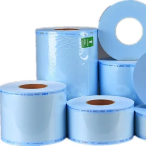 Medical Sterilization Gusseted Reel EO Steam Pouch Bag Plastic Eco friendly Multi Purpose Oral Hygiene Products Roll Pouch